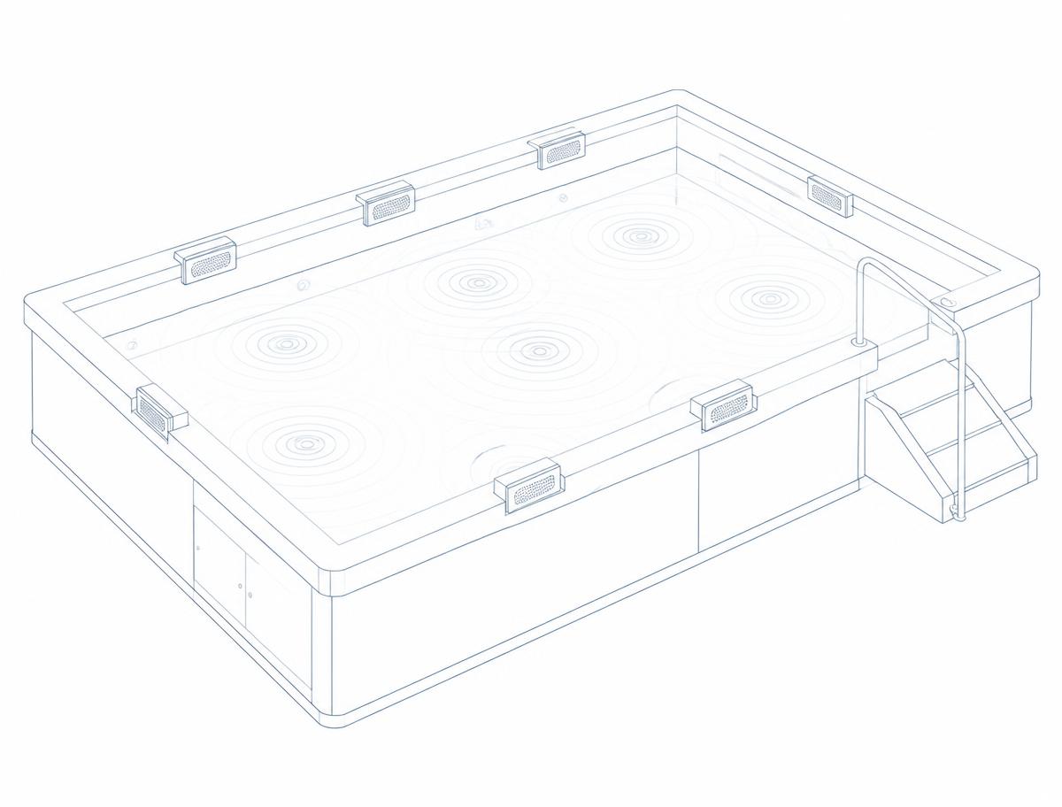 Vibroacoustic Aquatic prototype structure